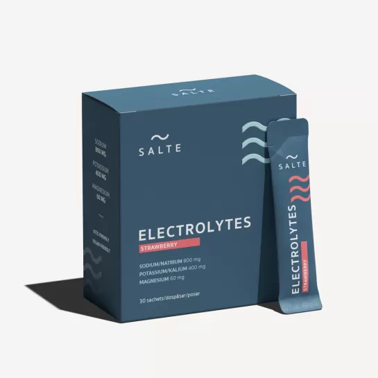 SALTE Electrolytes Capsuni 30 plicuri